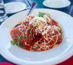 Tappo Italian signature dishes Sunday SauceChicken MilaneseMeatball appetizer
